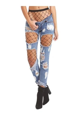 Arias Closet Siyah Fileli Külotlu Çorap