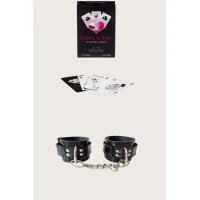 Arias Closet Sexy Görselli Oyun Kartı Kama Sutra Siyah Kelepçe Set