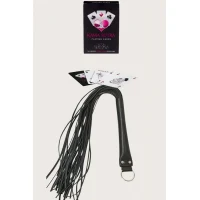 Arias Closet Sexy Görselli Oyun Kartı Kama Sutra Siyah Kırbaç Set