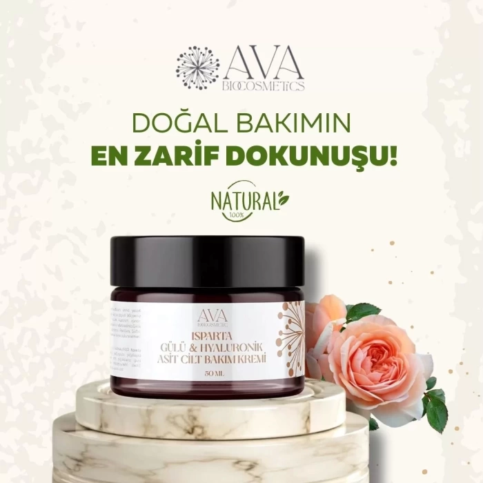 AvA Isparta Gülü & Hyaluronik Asit Cilt Bakım Kremi