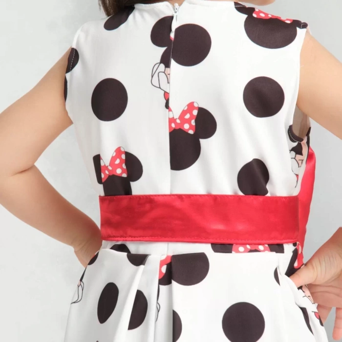 Minie Mouse Detaylı Doğum Günü Elbisesi