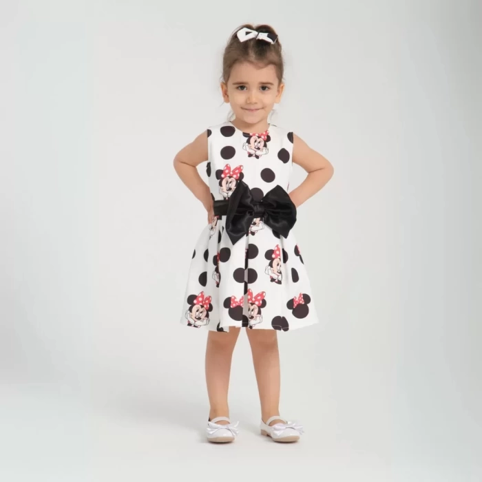 Minie Mouse Detaylı Doğum Günü Elbisesi