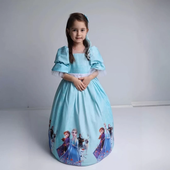 SNOWY-Elsa Konsept Elbise