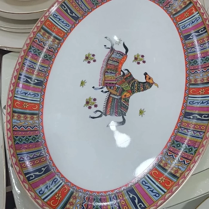 BAWARIA 6 Kişilik 28 Parça At Desenli Yemek Takımı