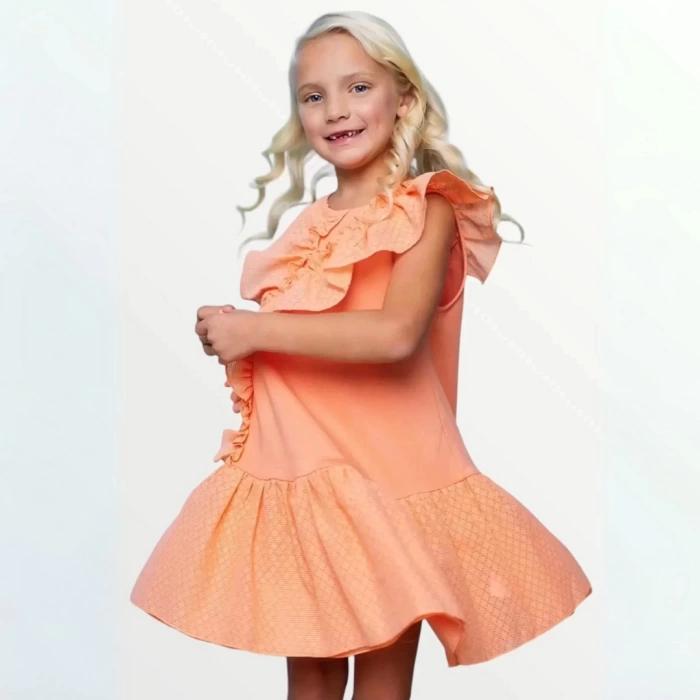 She She Fırfırlı Orange Elbise