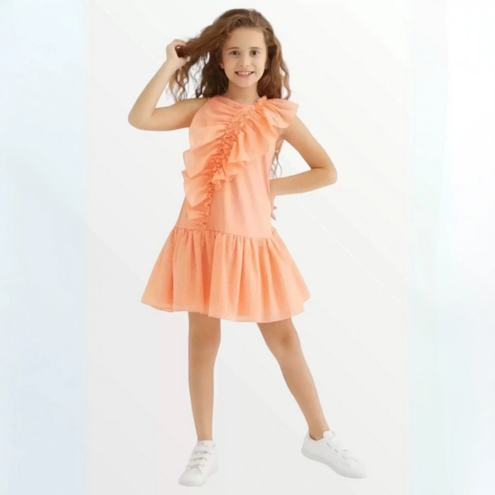 She She Fırfırlı Orange Elbise