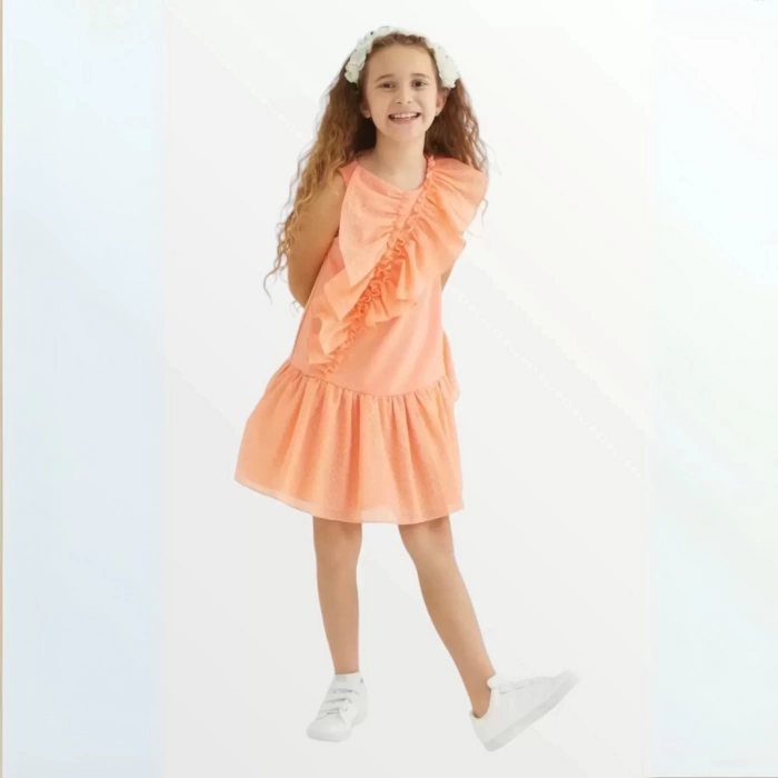 She She Fırfırlı Orange Elbise