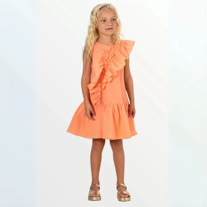 She She Fırfırlı Orange Elbise
