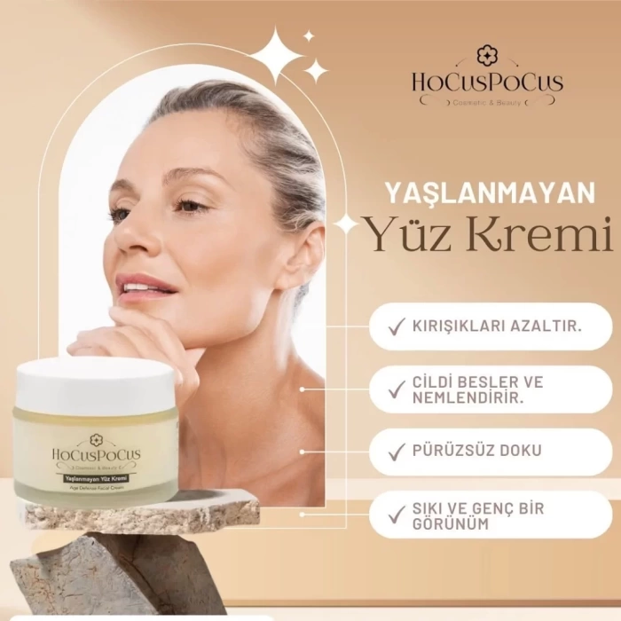 Yaşlanmayan Yüz Kremi