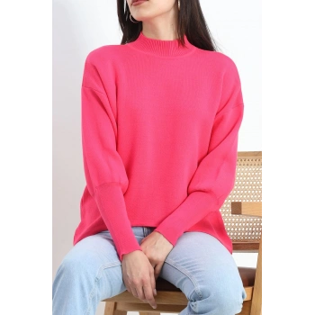 Balon Kol Triko Fuşya - 2261.1577.