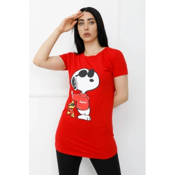 Baskılı Tshirt Kırmızı - 310.623.