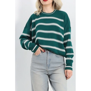 Bisiklet Yaka Triko Kazak Neftilatte - 11268.1577.