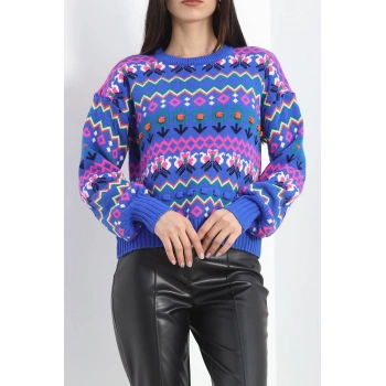 Etnik Desen Kazak Mavi - 360.1612.