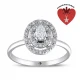 Sevgiliye Özel Princess Series Pırlanta Fantezi Yüzük 0,33ct