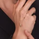 14 AYAR KUTUP YILDIZI FİGÜRLÜ ALTIN KOLYE