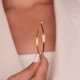 8 AYAR ÇİFT PLAKALI AJDA MODEL ALTIN KELEPÇE