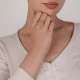 14 AYAR ÜÇ RENKLİ ALTIN YÜZÜK