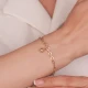 8 AYAR DAMLA FİGÜRLÜ ALTIN BİLEKLİK