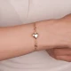 8 AYAR KALP FİGÜRLÜ ALTIN BİLEKLİK