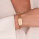 8 AYAR GÜL MOTİFLİ ALTIN KELEPÇE