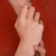 8 AYAR YILDIZLI SONSUZLUK FİGÜRLÜ ALTIN KOLYE