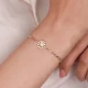 8 AYAR PAPATYA DESENLİ ALTIN BİLEKLİK