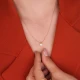 8 AYAR 3 BEYAZ DAMLA TAŞ ALTIN KOLYE