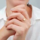14 Ayar Kar Tanesi Minimal İnce Altın Yüzük