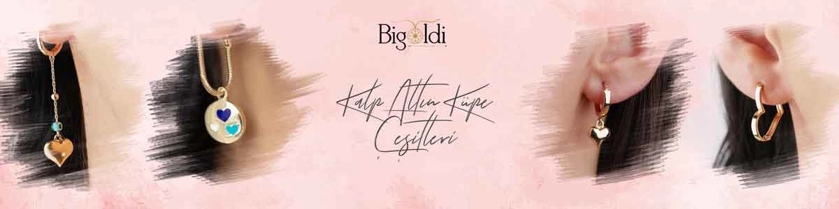 Kalp Altın Küpe Modelleri Ve Fiyatları