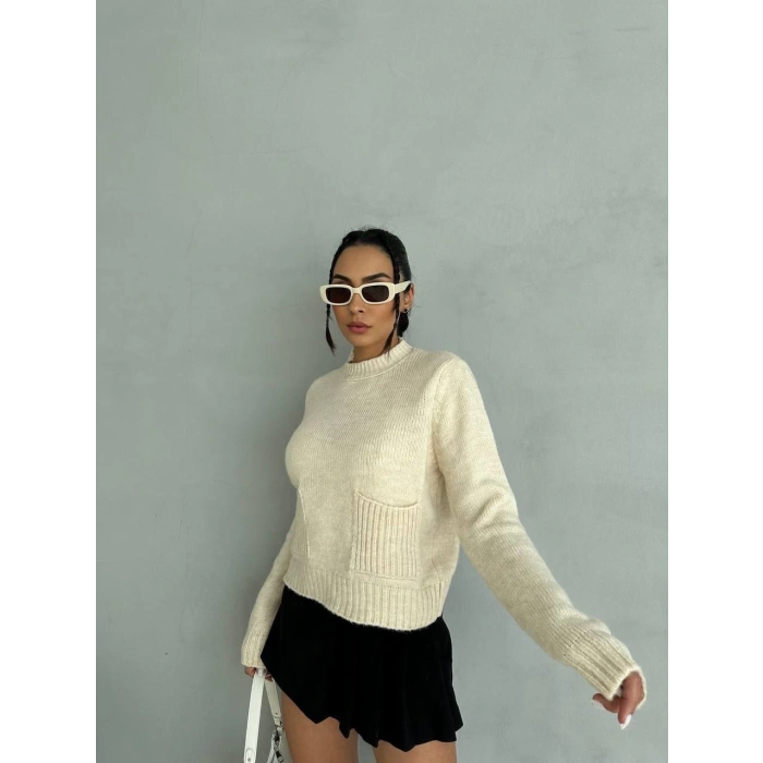 Cepli triko kazak krem