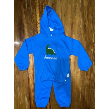 6-24 aylık araba baskılı takım gri