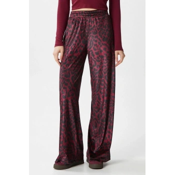 Leopar desen pantolon