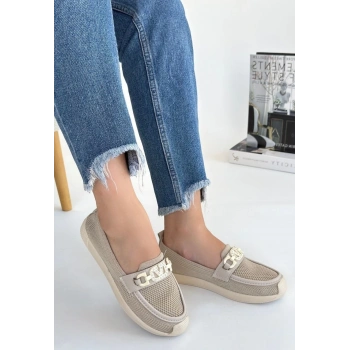 Wata Bej Triko Babet Ayakkabı