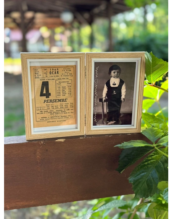 İkili Masif Ahşap Çerçeve