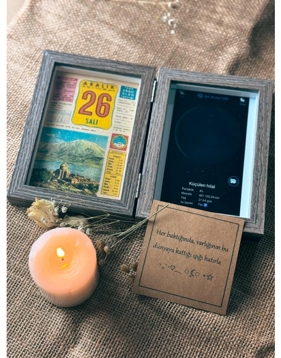 İkili Masif Ahşap Çerçeve