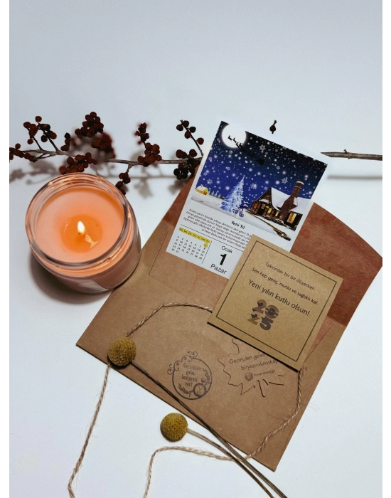 Nostalji Zarf & Takvim Yaprağı - Doğum Günü Hediyesi