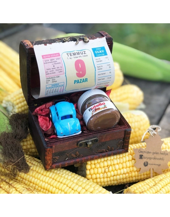 Nutella Sandık & Takvim Yaprağı - Doğum Günü Hediyesi