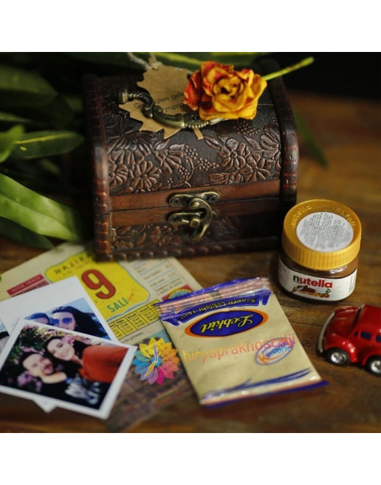 Nutella Sandık & Takvim Yaprağı - Doğum Günü Hediyesi