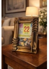 Ahşap Bambu Çerçeve  & İstediğiniz Tarihli Takvim Yaprağı