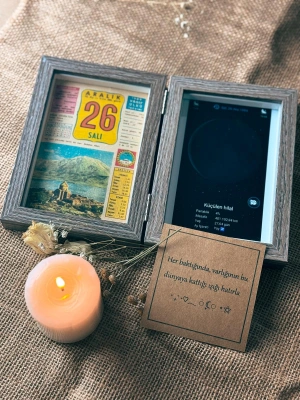 İkili Masif Ahşap Çerçeve