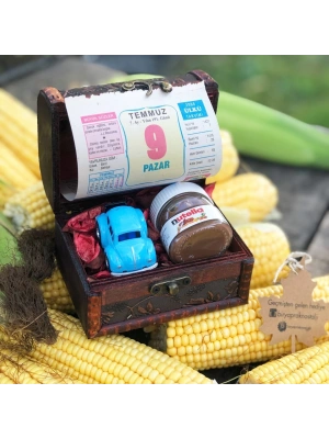 Nutella Sandık & Takvim Yaprağı - Doğum Günü Hediyesi