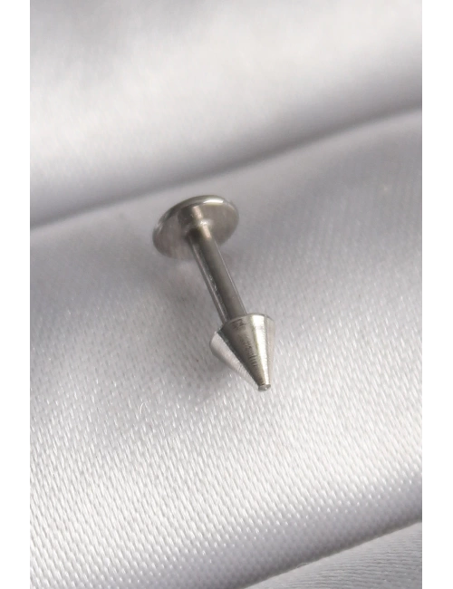 316L Çelik Gümüş Renk Çivi Model Piercing