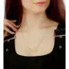925 Ayar Gümüş Kişiye Özel El Yazılı Kolye