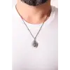 925 Ayar Goril Figürlü Erkek Kolye Silver