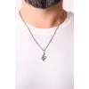 925 Ayar Yılan Figürlü Gümüş Kolye Silver