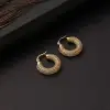 14 Ayar Altın Halka Küpe