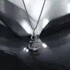 925 Ayar Gümüş Unisex Çapa Kolye