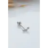 925 Ayar Taşlı Minimal Tragus Piercing