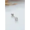 925 Ayar Tek Taş Modeli Minimal Tragus Piercing