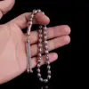 KIRMIZI RENK MİNELİ 925 AYAR GÜMÜŞ TESBİH